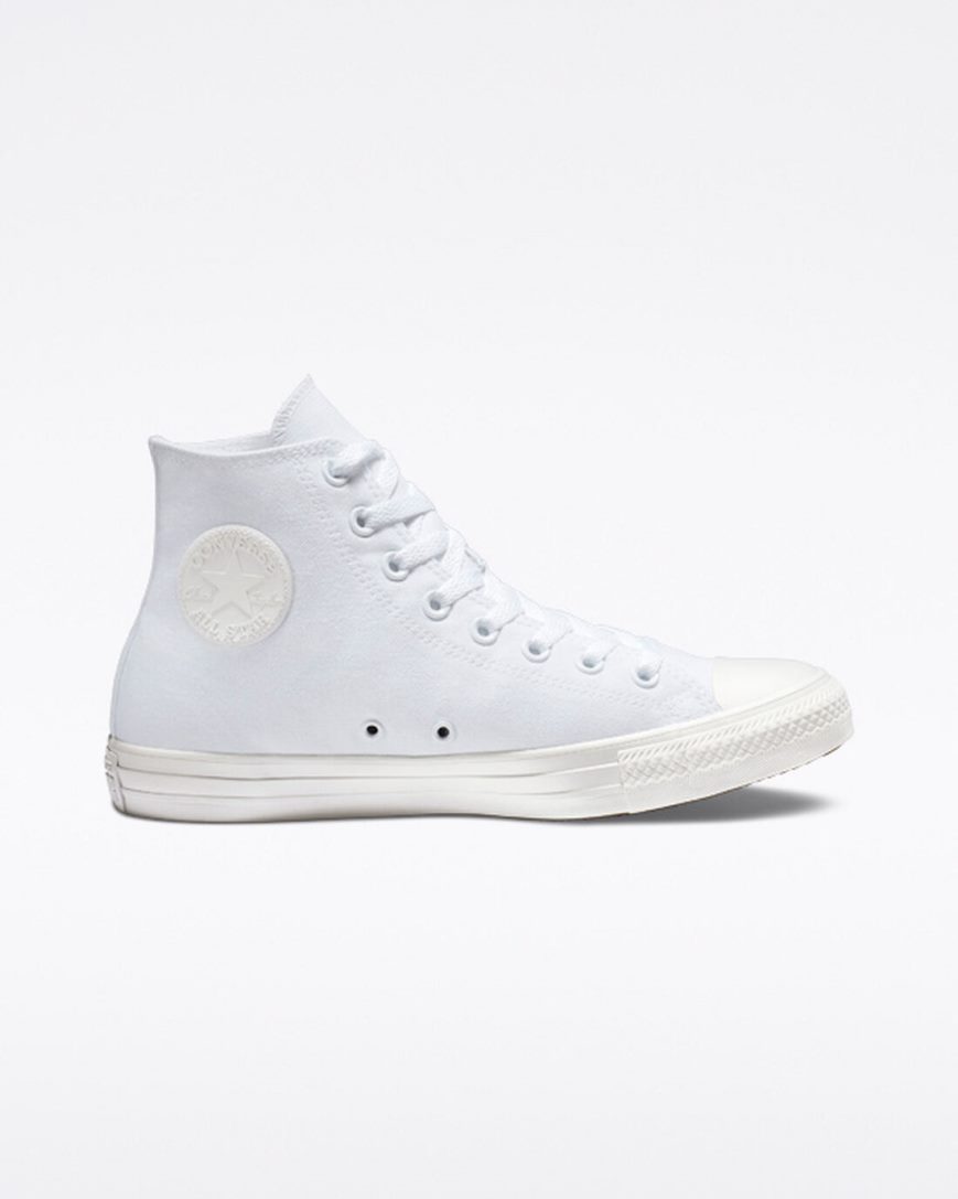 Dámské Boty Vysoké Converse Chuck Taylor All Star Classic Bílé | CZ CJTY52